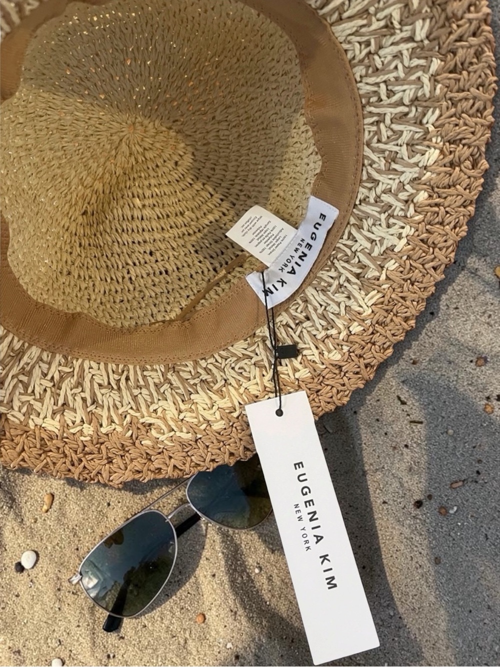Eugenia Kim BAILEY Paper Crochet Bucket Hat - Ivory/Natural BRAND NEW $165 MSRP - Picture 10 of 11